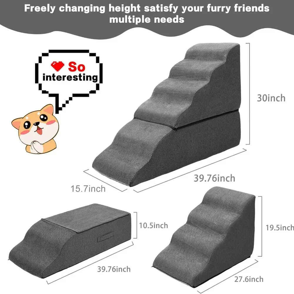 Dog Stairs for High Bed 30
